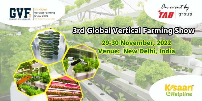 Global Vertical Farming Show will start in the last week of this month